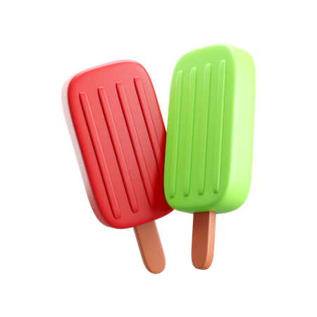 Popsicle  3D Icon