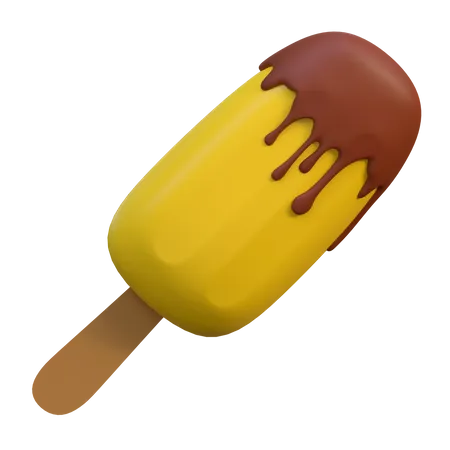 Paddle Ice Cream Icon Summer Beach Holiday 3 D Illustration 3D Icon