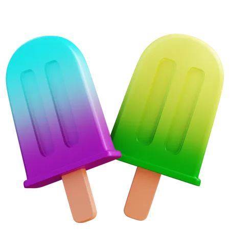 3 D Illustration Popsicle 3D Icon