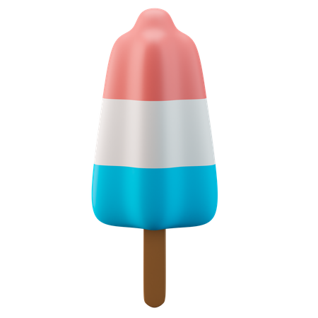 Popsicle Bomb Pop 3D Icon