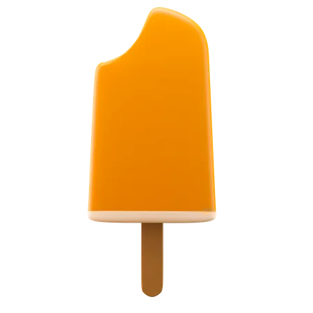 Orange Creamsicle Dreamsicle Popsicle 3 D Icon Illustration 3D Icon