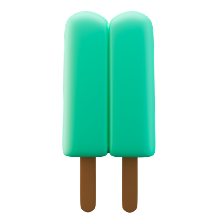 Popsicle Twin Pop 3D Icon
