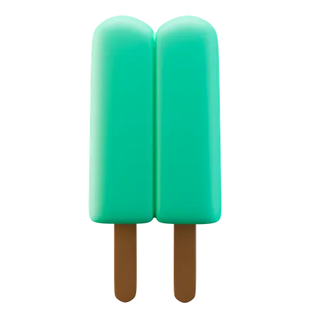 Popsicle Twin Pop 3D Icon