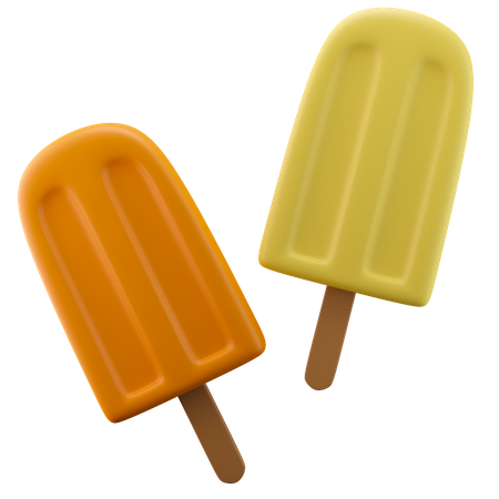 Glace à l'eau  3D Icon