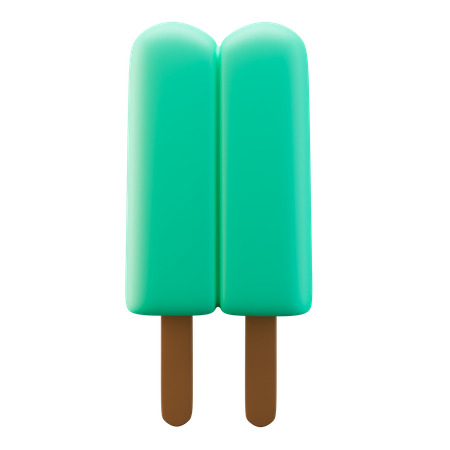 Popsicle Twin Pop  3D Icon