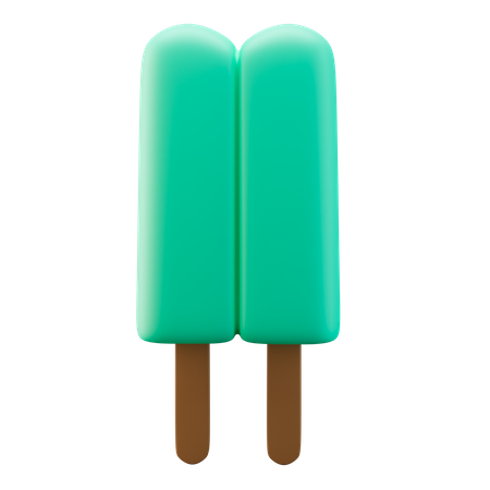 Popsicle Twin Pop  3D Icon