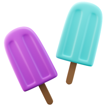 Popsicles  3D Icon