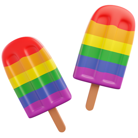 Popsicles  3D Icon