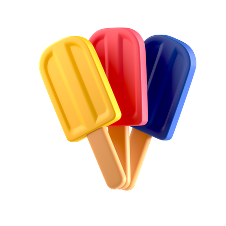 Popsicles 3D Icon