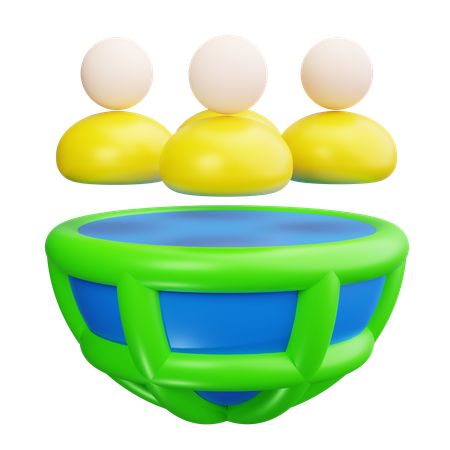 População global  3D Icon