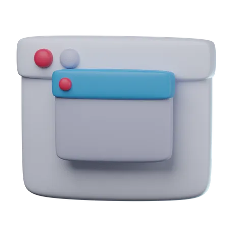 Popup  3D Icon