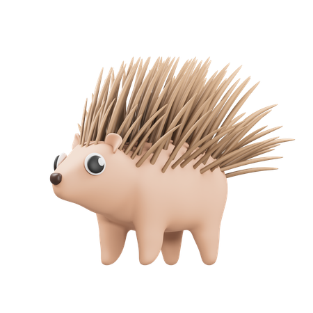 Porc-épic  3D Icon