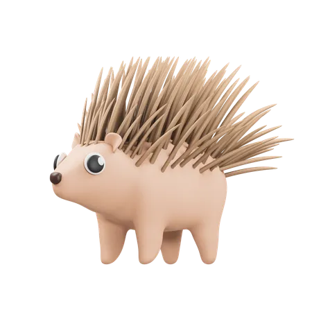 Porc-épic  3D Icon