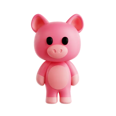Porco  3D Icon