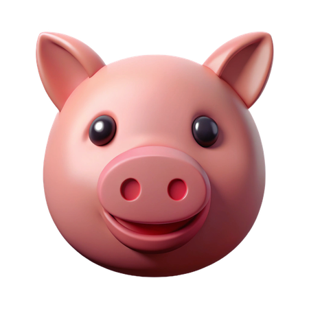 Porco  3D Icon