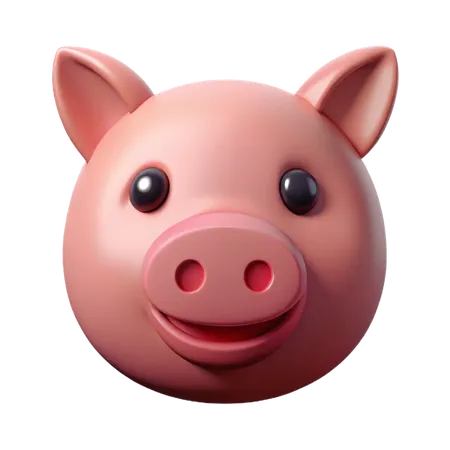 Porco  3D Icon