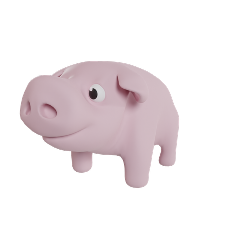 Porco  3D Icon