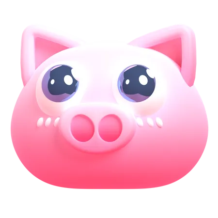 Porco  3D Icon