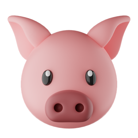 Emoji de porco  3D Icon
