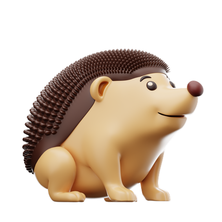 Porco-espinho  3D Icon