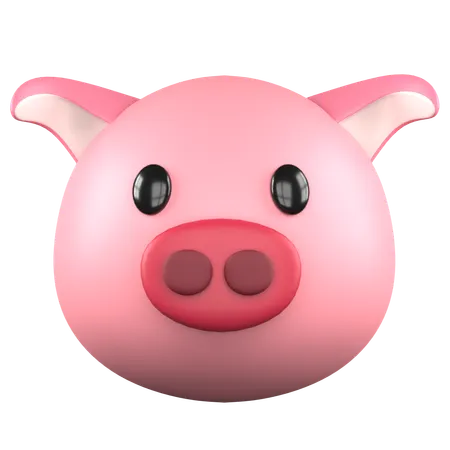 Porco fofo  3D Icon
