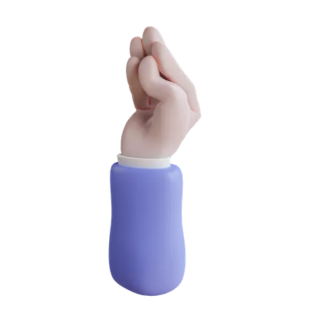 Porfavor Hand Gesture 3D Icon