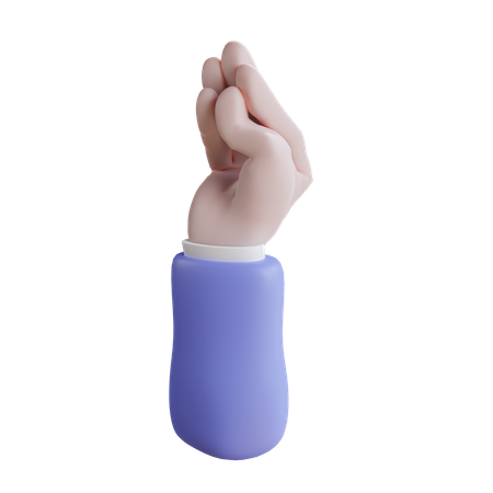 Porfavor-Handbewegung 3D Icon