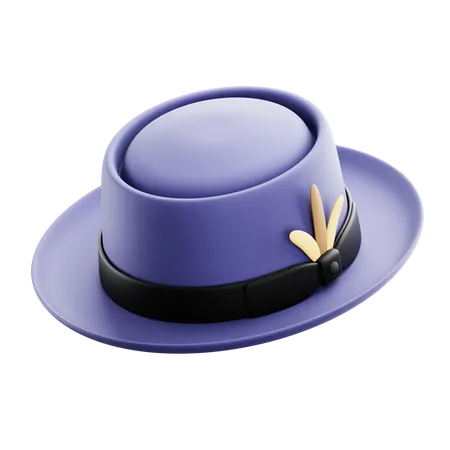 Porkpie Hat  3D Icon