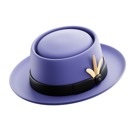 Porkpie Hat  3D Icon