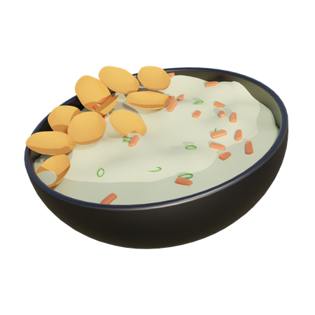 Porridge  3D Icon