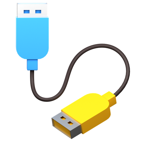 Port USB  3D Icon