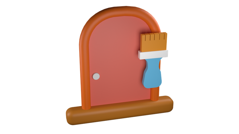 Porta  3D Icon