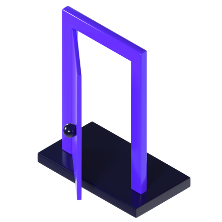 Porta  3D Illustration