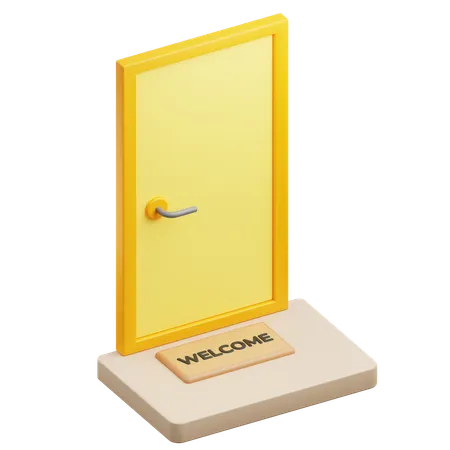 Porta  3D Icon