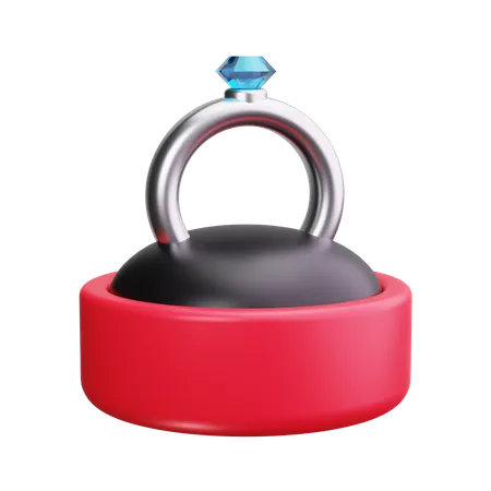 Soporte de anillo  3D Icon