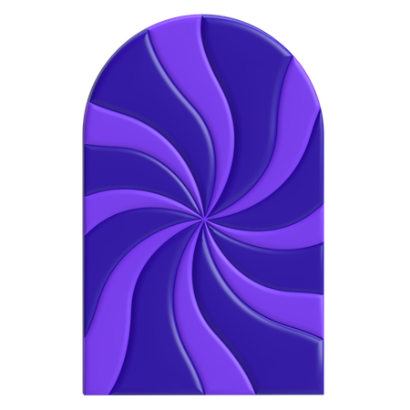 Porta redonda com espiral  3D Icon