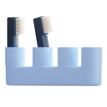 Portacepillos de dientes  3D Icon