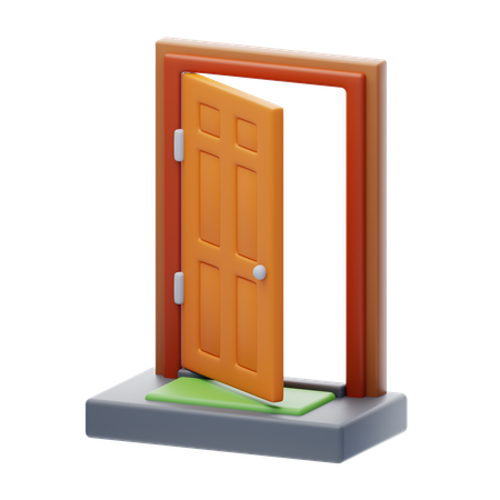 Porta de casa  3D Icon