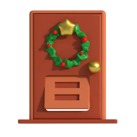 Porta de natal  3D Icon