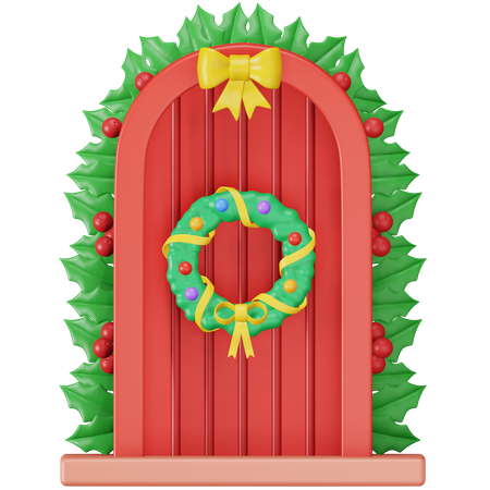 Porta de natal  3D Icon