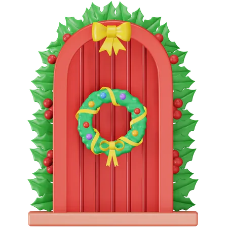 Porta de natal  3D Icon