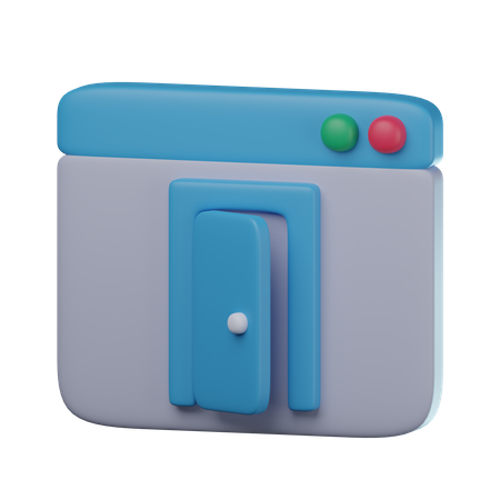 Porta dos fundos  3D Icon