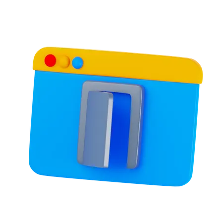 Porta dos fundos  3D Icon