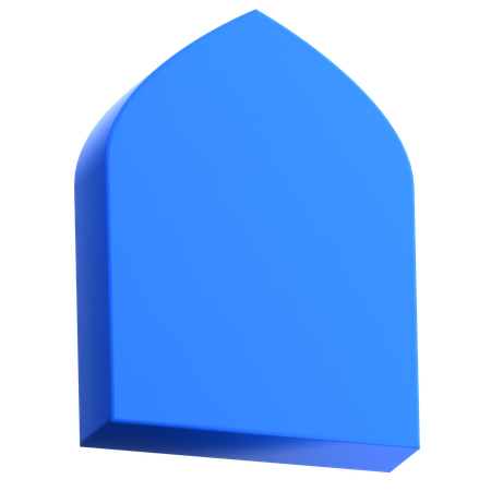 Porta em arco  3D Icon