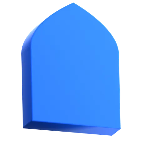 Porta em arco  3D Icon