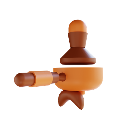 Porta-filtro de café  3D Icon