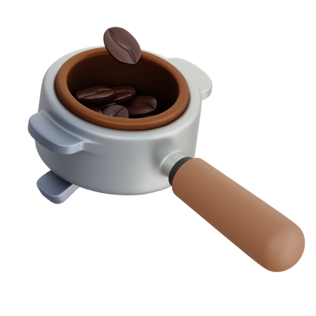 Porta-filtro de café expresso  3D Icon