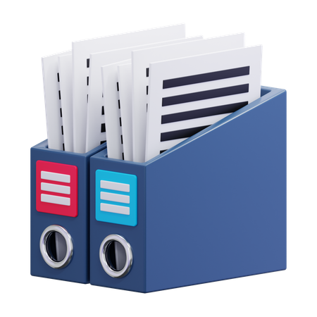 Rack de papel  3D Icon