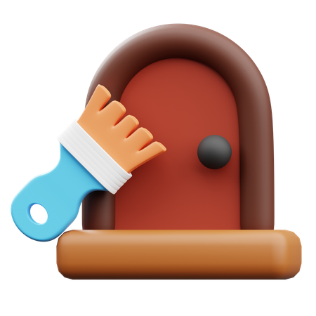 Renovação de portas  3D Icon
