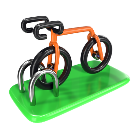 Portabicicletas  3D Icon